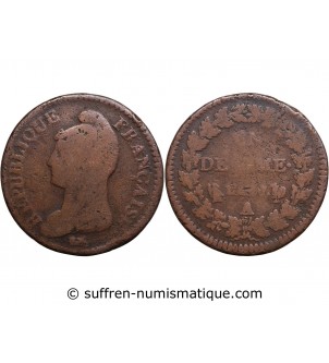 1 DECIME DUPRE L'AN 7 A PARIS  "Grand Module﻿