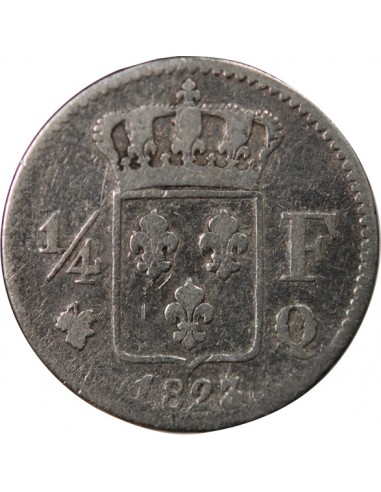 Louis XVIII 01-avr franc Argent 1823 Q Perpignan