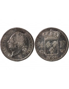 Louis XVIII 01-avr franc Argent 1823 W Lille 2