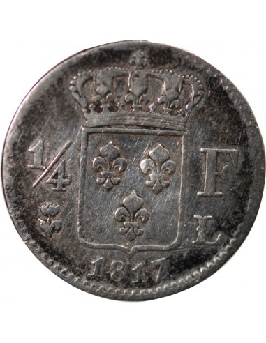 Louis XVIII 01-avr franc Argent 1817 L Bayonne