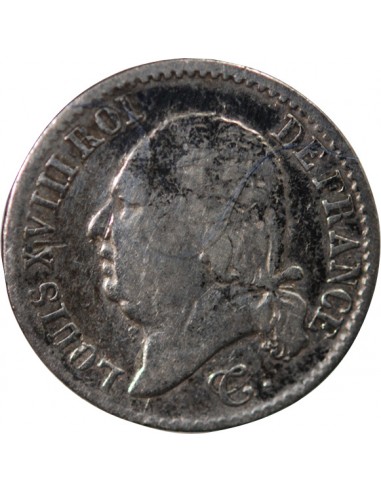 Louis XVIII 01-avr franc Argent 1817 L Bayonne