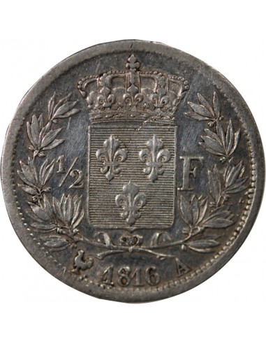 Louis XVIII 01-févr franc Argent 1816 A Paris