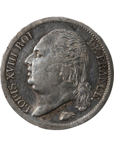Louis XVIII 01-févr franc Argent 1816 A Paris