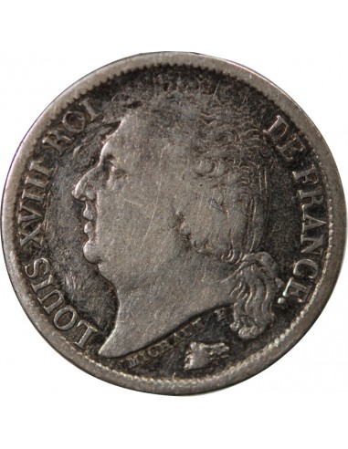 Louis XVIII 01-févr franc Argent 1821 A Paris