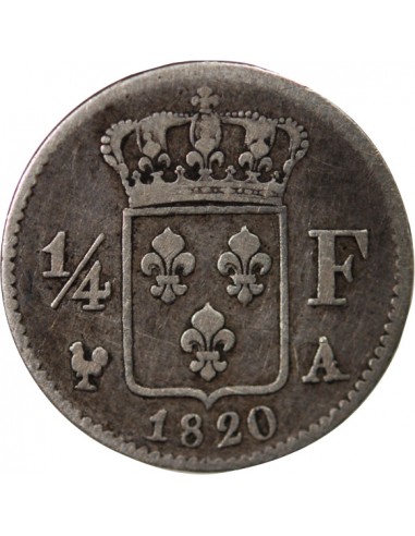 Louis XVIII 01-avr franc Argent 1820 A Paris