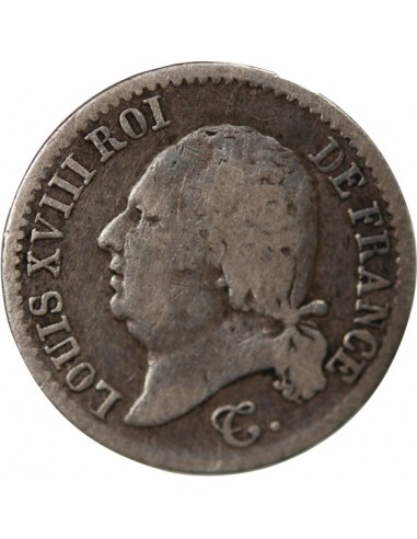 Louis XVIII 01-avr franc Argent 1820 A Paris