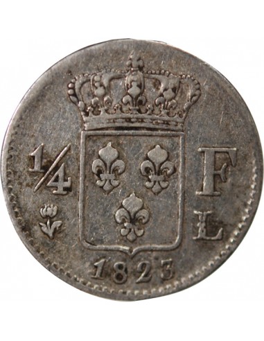 Louis XVIII 01-avr franc Argent 1823 L Bayonne