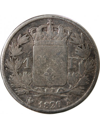 Louis XVIII 1 franc Argent 1820 A Paris