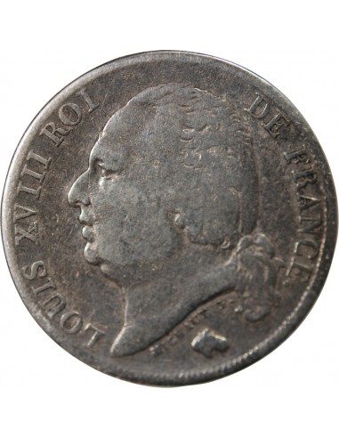 Louis XVIII 1 franc Argent 1820 A Paris