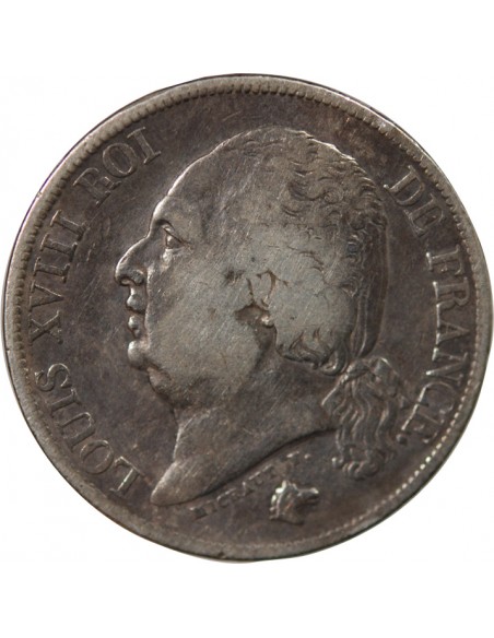 Louis XVIII 2 francs Argent 1817 K Bordeaux