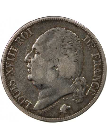 Louis XVIII 2 francs Argent 1824 A Paris