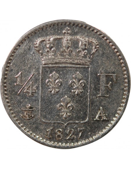 Charles X 01-avr franc Argent 1827 A Paris
