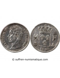 Charles X 1/4 Franc Argent 1828 A Paris
