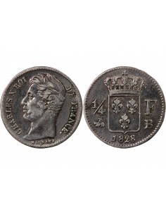 Charles X 01-avr franc Argent 1828 B Rouen 2