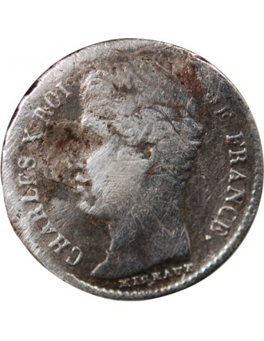 Charles X 01-avr franc Argent 1828 M Toulouse