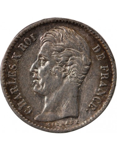 CHARLES X - 1/4 FRANC ARGENT 1829 A PARIS