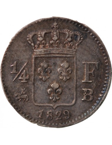 Charles X 01-avr franc Argent 1829 B Rouen