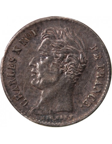 Charles X 01-avr franc Argent 1829 B Rouen