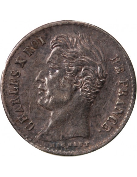 Charles X 01-avr franc Argent 1829 B Rouen