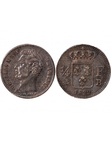 Charles X 01-avr franc Argent 1829 B Rouen