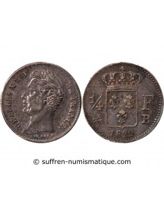 Charles X 01-avr franc Argent 1829 B Rouen