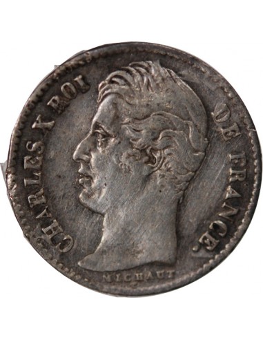 Charles X 01-avr franc Argent 1829 BB Strasbourg