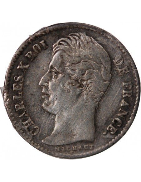 Charles X 01-avr franc Argent 1829 BB Strasbourg