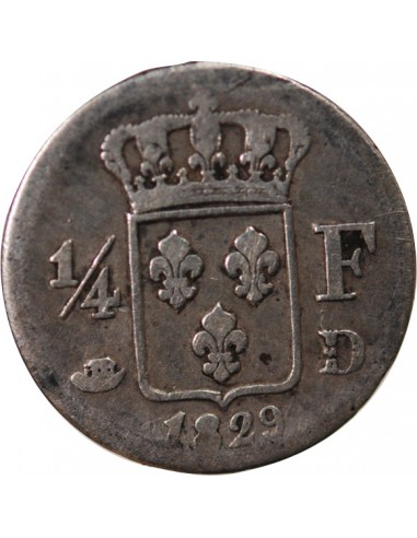 Charles X 01-avr franc Argent 1829 D Lyon
