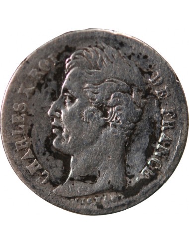 Charles X 01-avr franc Argent 1829 D Lyon