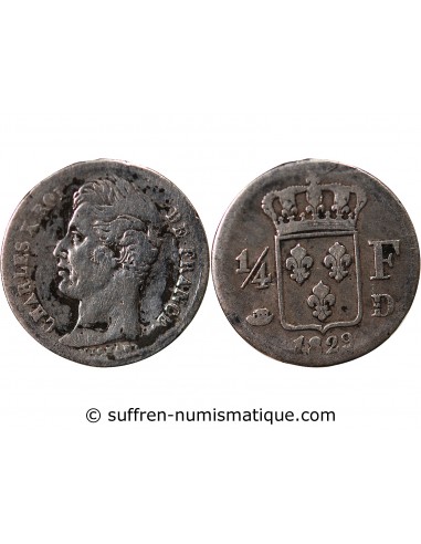 Charles X 01-avr franc Argent 1829 D Lyon