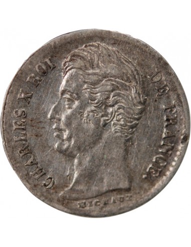 Charles X 01-avr franc Argent 1829 K Bordeaux