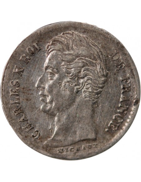 Charles X 01-avr franc Argent 1829 K Bordeaux