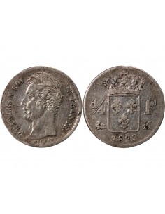 Charles X 01-avr franc Argent 1829 K Bordeaux 2