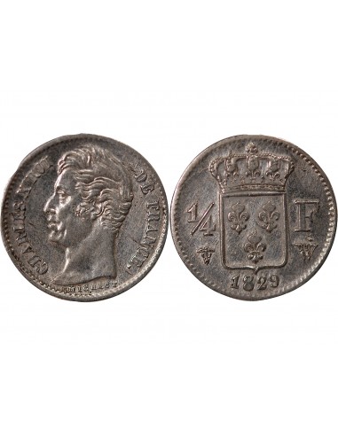 Charles X 01-avr franc Argent 1829 W Lille