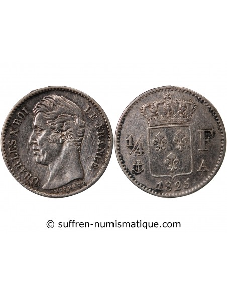 Charles X 01-avr franc Argent 1825 A Paris