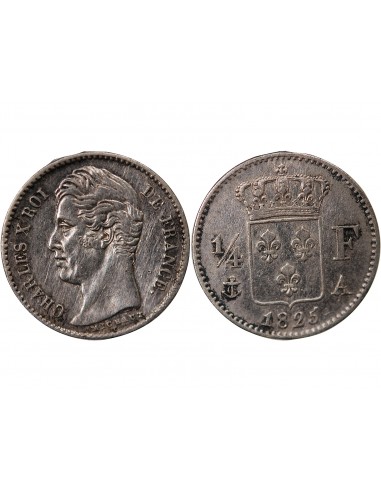 Charles X 01-avr franc Argent 1825 A Paris