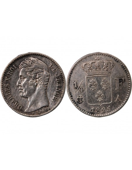 Charles X 01-avr franc Argent 1825 A Paris