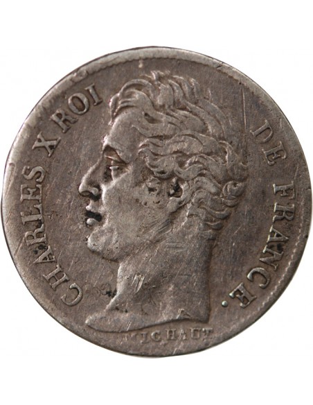 Charles X 01-févr franc Argent 1826 A Paris