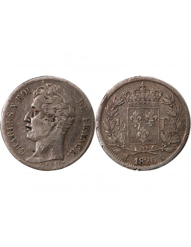 Charles X 01-févr franc Argent 1826 A Paris