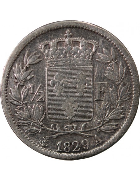 Charles X 01-févr franc Argent 1829 A Paris