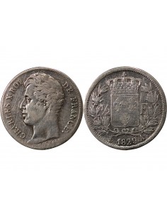 Charles X 01-févr franc Argent 1829 A Paris 2