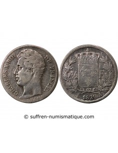 Charles X 1/2 Franc Argent 1829 A Paris
