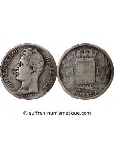 Charles X Franc Argent 1827 A Paris