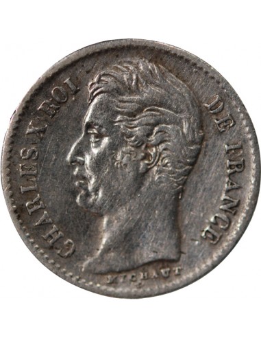 Charles X 01-avr franc Argent 1828 W Lille