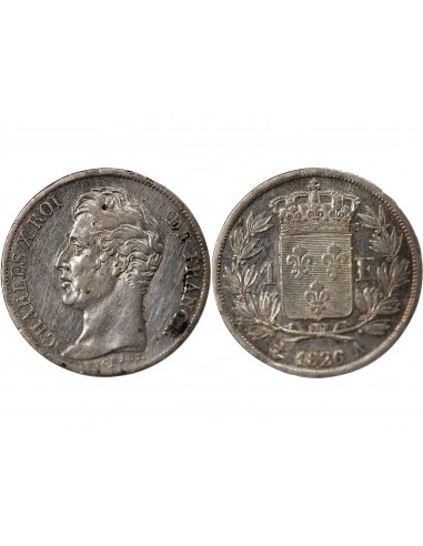 Charles X 1 franc Argent 1826 A Paris