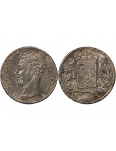 Charles X Franc Argent 1828 K Bordeaux 2