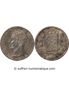 Charles X 1 franc Argent 1828 K Bordeaux