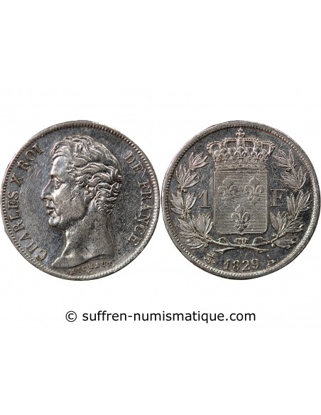 Charles X 1 franc Argent 1829 A Paris