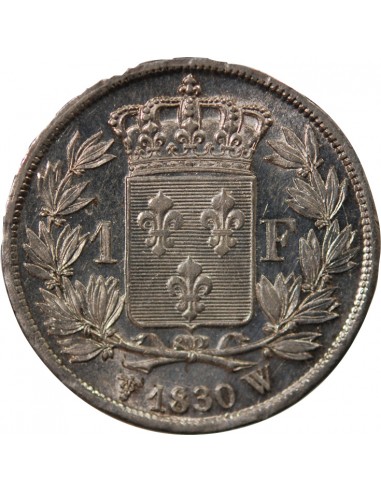 Charles X 1 franc Argent 1830 W Lille