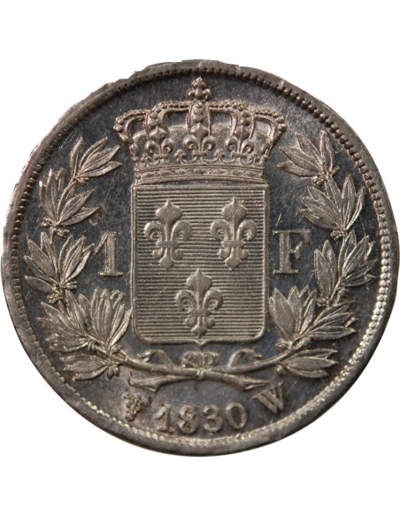 Charles X 1 franc Argent 1830 W Lille